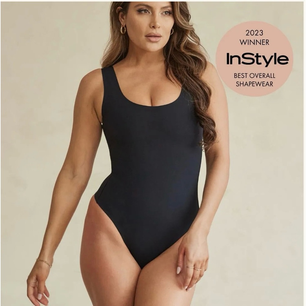 Scoop Tank Hourglass Shapewear Thong Bodysuit